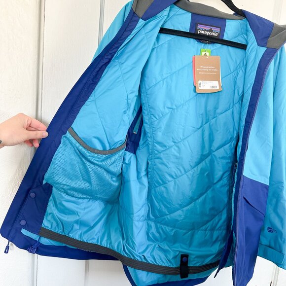 Patagonia | NWT Insulated Snowbelle Snow Ski Jacket in Curacao Blue - Picture 8 of 14